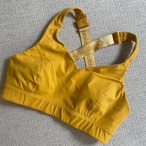 Outdoor Voices Circuit Sports Bra in Mustard